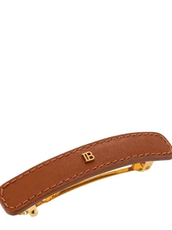 Large Cognac Riviera Barrette
