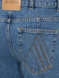 Layered baggy jeans