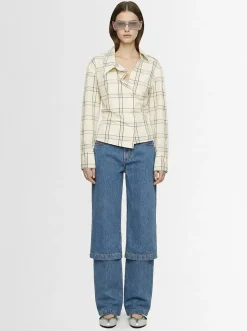 Layered baggy jeans