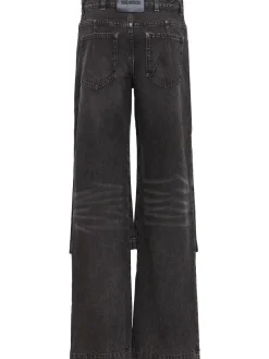Layered baggy jeans