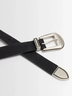 Leather belt