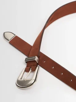Leather belt
