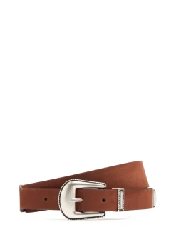 Leather belt