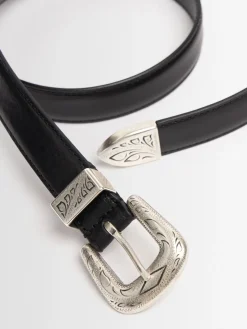 Leather belt