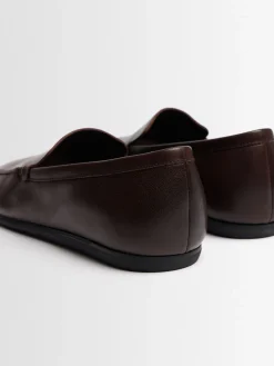 Leather loafers