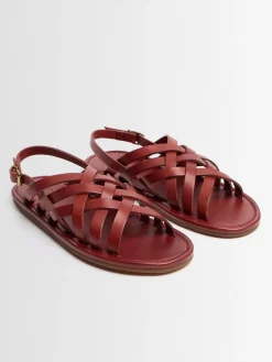 Leather sandals