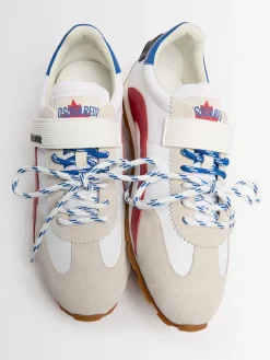 Leather & synthetic sneakers