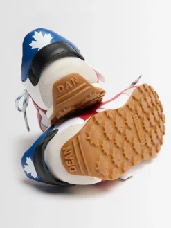 Leather & synthetic sneakers