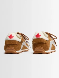 Leather & synthetic sneakers