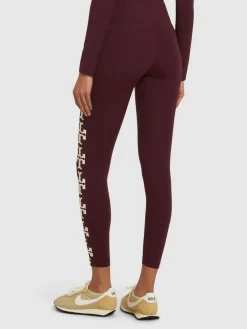 Leggings a compressione 7/8 con logo