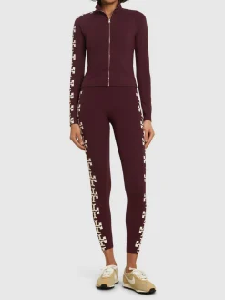 Leggings a compressione 7/8 con logo