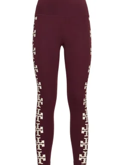 Leggings a compressione 7/8 con logo