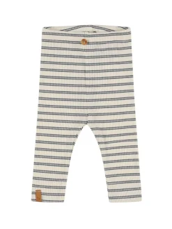 Leggings in misto cotone a righe