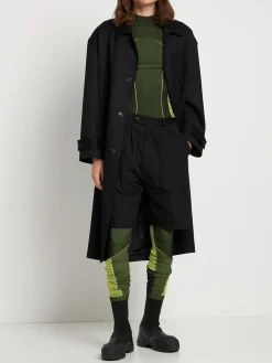 Leggings in techno senza cuciture con logo