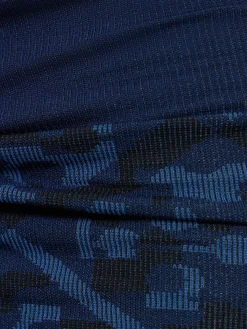 Leggings jacquard con logo