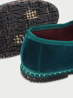 Leonor velvet Mary Jane flats