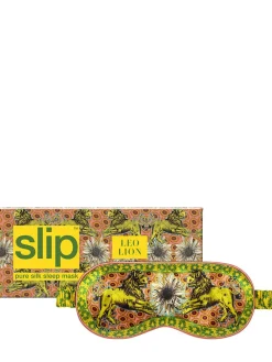 Leo printed silk sleep mask