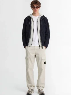 Light compact touch parka jacket