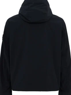 Light compact touch parka jacket