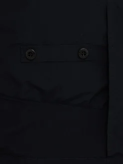 Light compact touch parka jacket