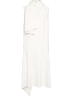 Loell acetate blend midi dress