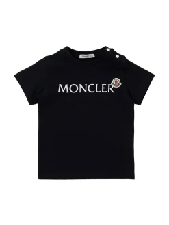 Logo cotton blend jersey t-shirt