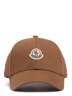 Logo cotton gabardine baseball cap