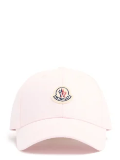 Logo cotton gabardine baseball cap