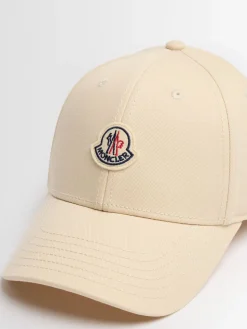 Logo cotton gabardine baseball cap