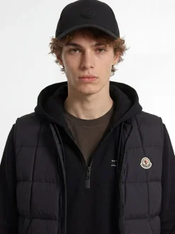 Logo cotton gabardine baseball cap