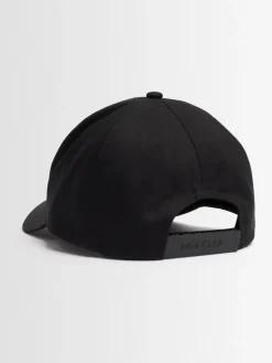 Logo cotton gabardine baseball cap
