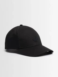 Logo cotton gabardine baseball cap