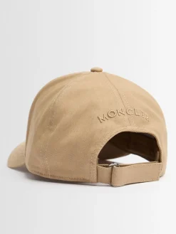 Logo cotton gabardine baseball cap