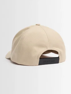 Logo cotton gabardine baseball cap