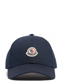 Logo cotton gabardine baseball cap