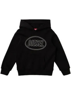 Logo cotton hoodie