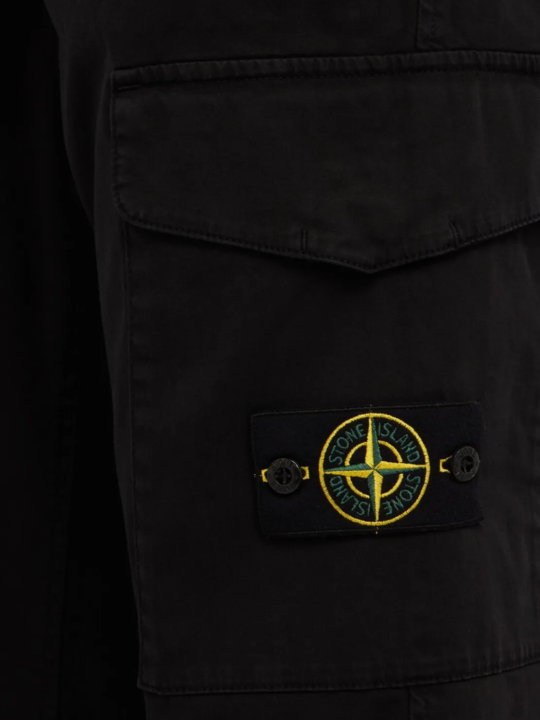Logo cotton regular pants