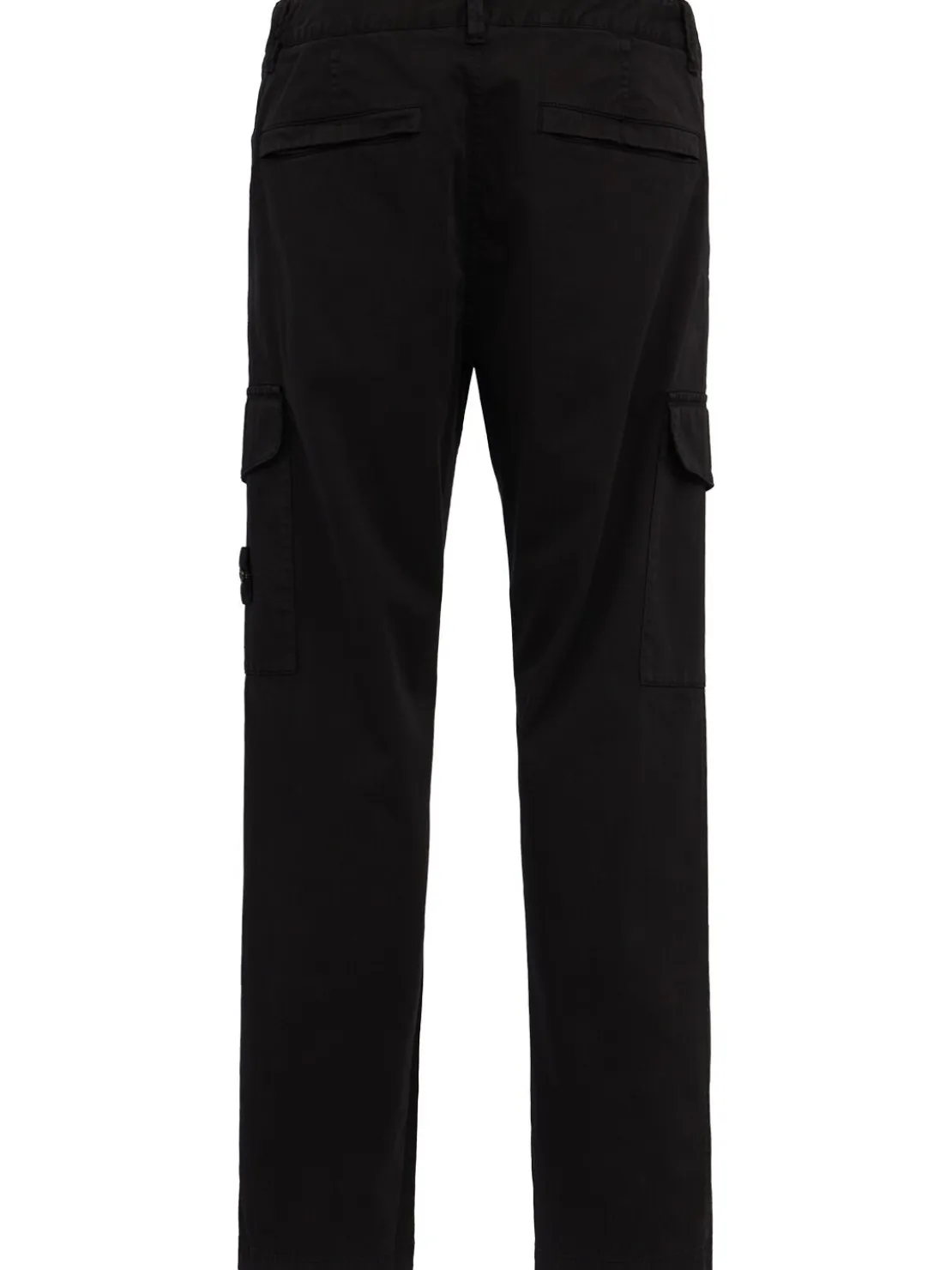 Logo cotton regular pants