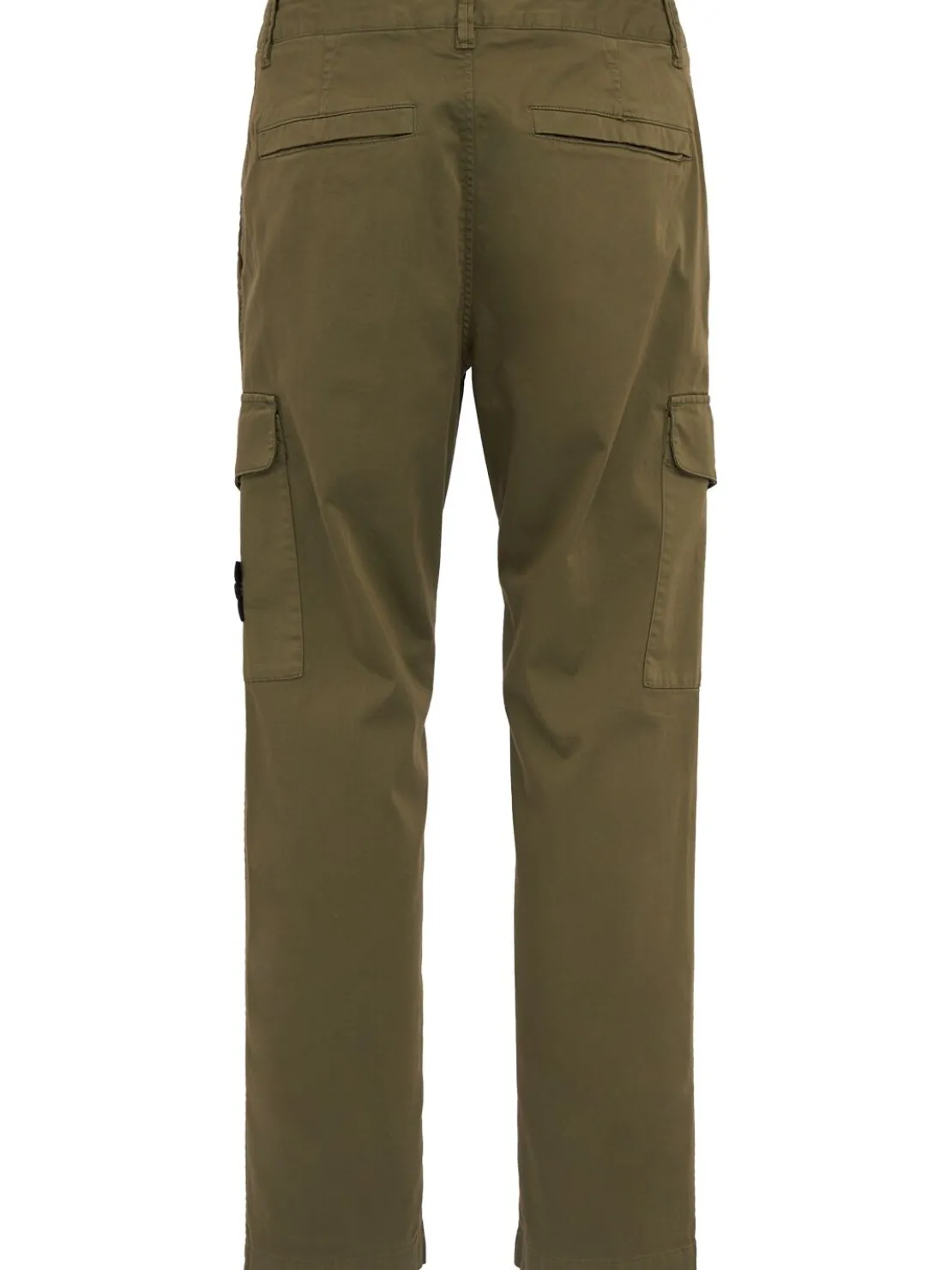 Logo cotton regular pants