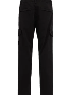 Logo cotton regular pants