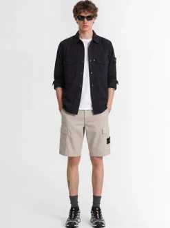 Logo cotton regular shorts