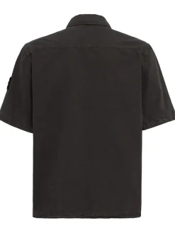 Logo cotton short sleeved shirt