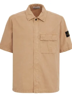 Logo cotton short sleeved shirt