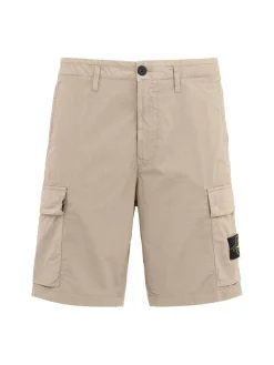 Logo cotton slim shorts