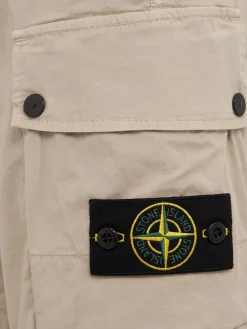 Logo cotton slim shorts