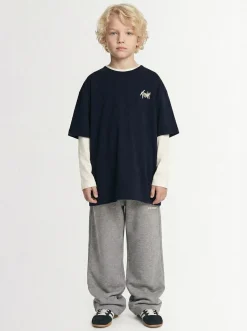 Logo cotton sweatpants
