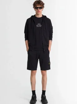 Logo cotton sweat shorts