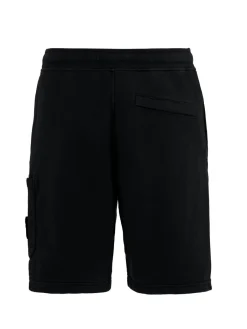 Logo cotton sweat shorts
