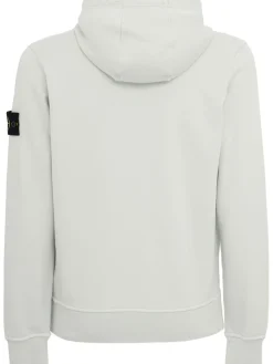 Logo cotton zip hoodie