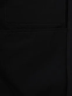 Logo cotton zip-up overshirt